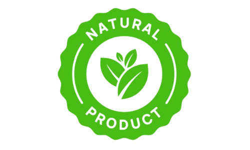 100% natural badge