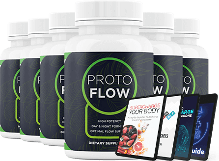 Protoflow 6 bottle package with free bonus guides